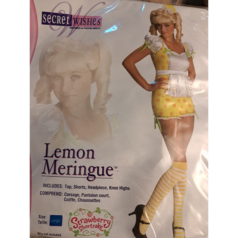 Rubies Secret Wishes Strawberry Shortcake Lemon Meringue Costume Large 887182